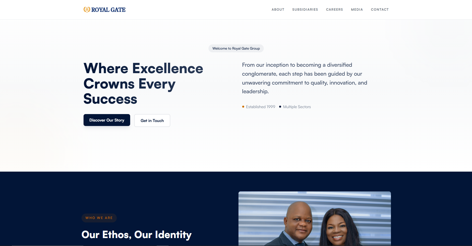 Royal Gate Group Website